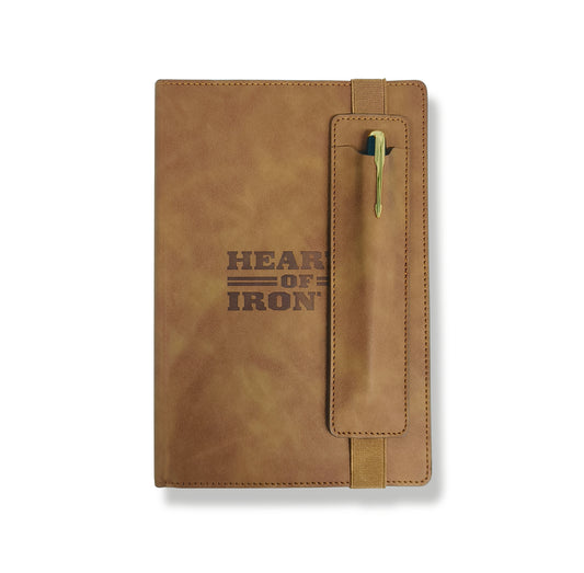 Leather Notebook with Fountain Pen