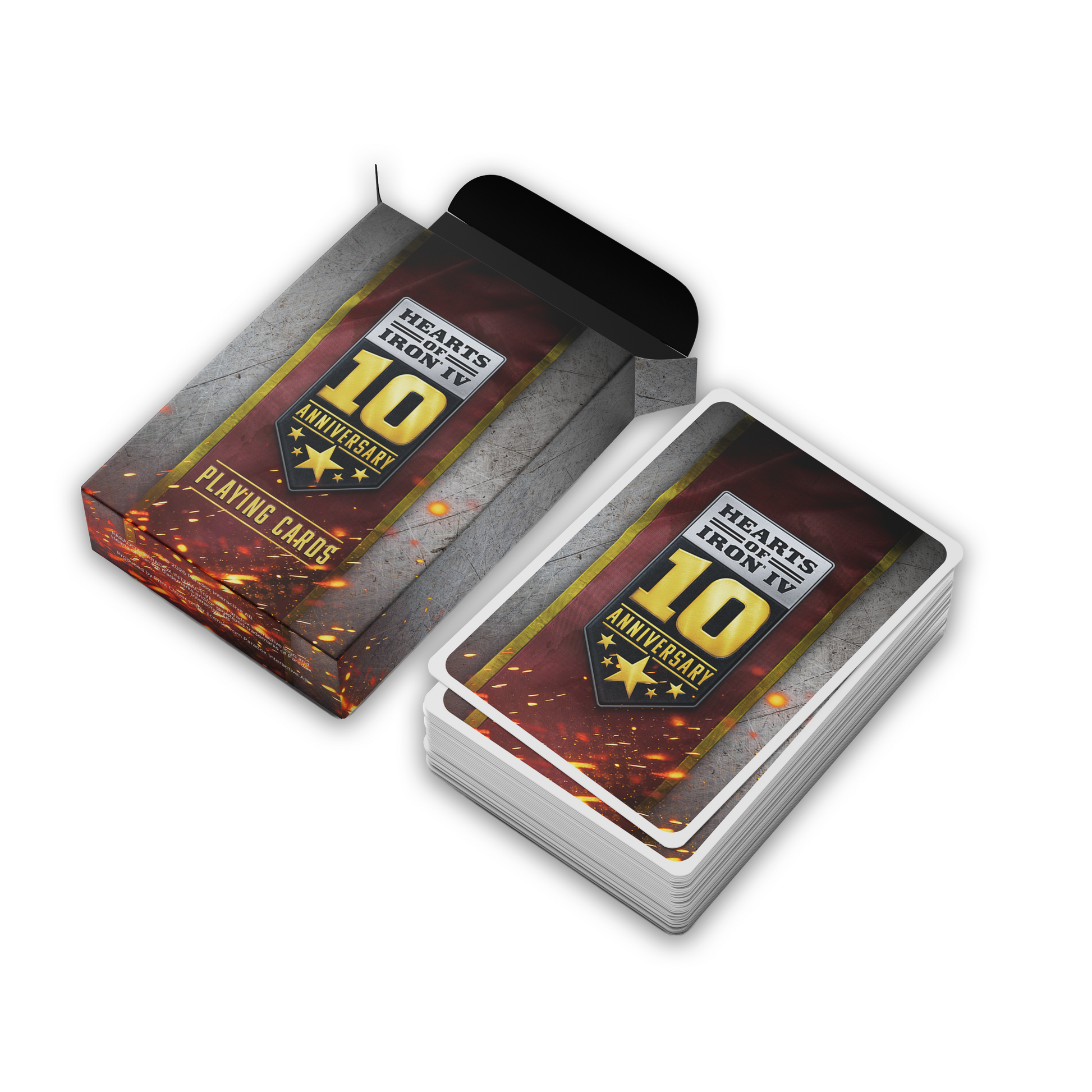 10th Anniversary Playing Cards