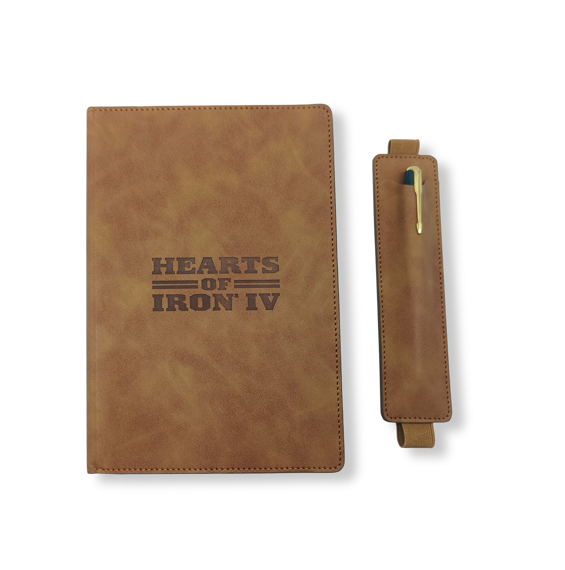 Leather Notebook with Fountain Pen